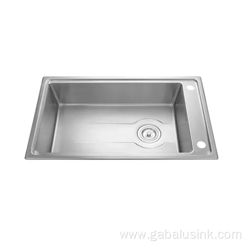 SUS304 Pressed Single Bowl Kitchen Sink